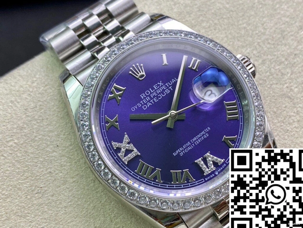 EW Datejust Factory Rolex M126284RBR-0013 Bezel Diamond-set 1017